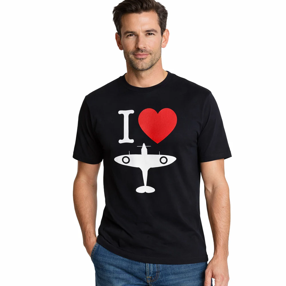 I Love Spitfire T-Shirt - Image 2