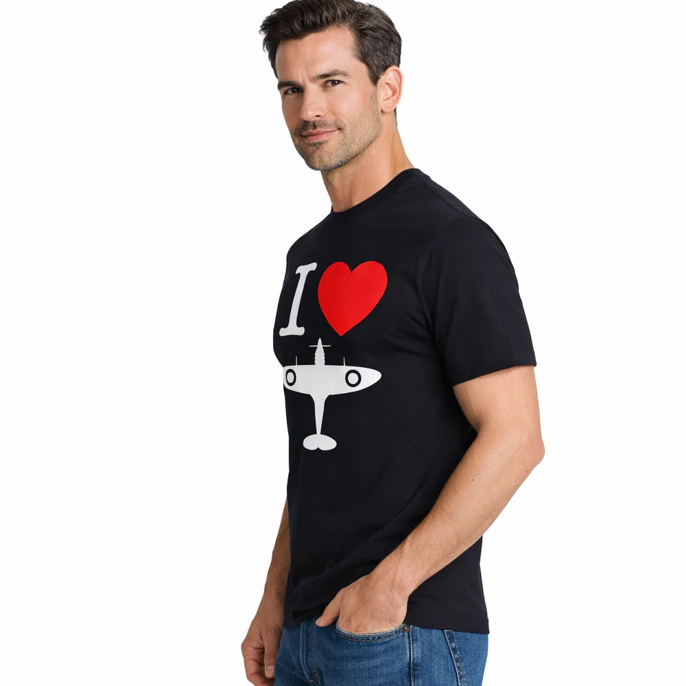 I Love Spitfire T-Shirt - Image 3