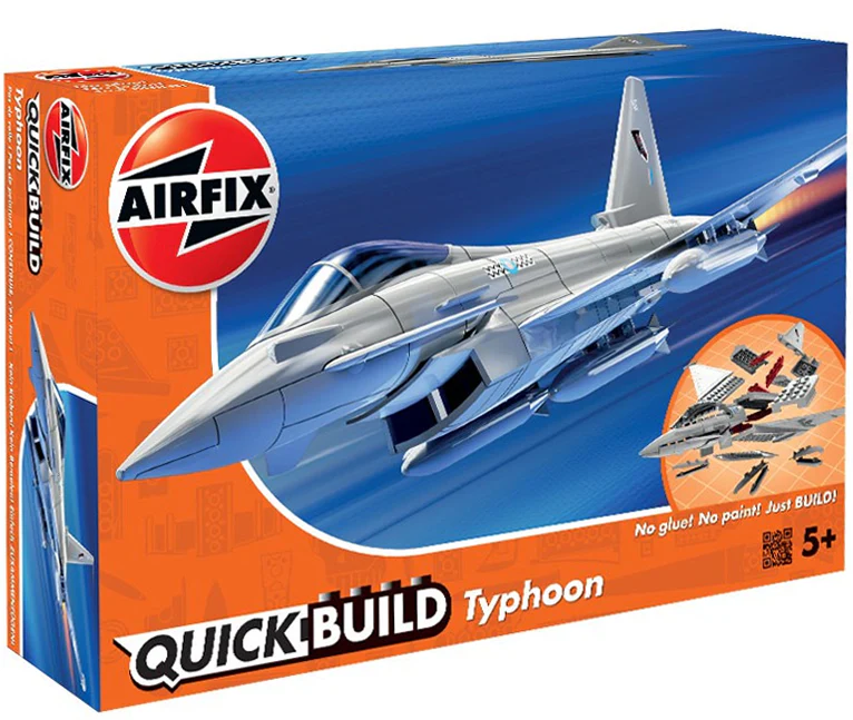 Airfix Quick Build Eurofighter Typhoon Construction Model Set - Image 3