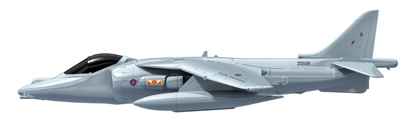 Airfix Quick Build Harrier Construction Model Set - Image 4