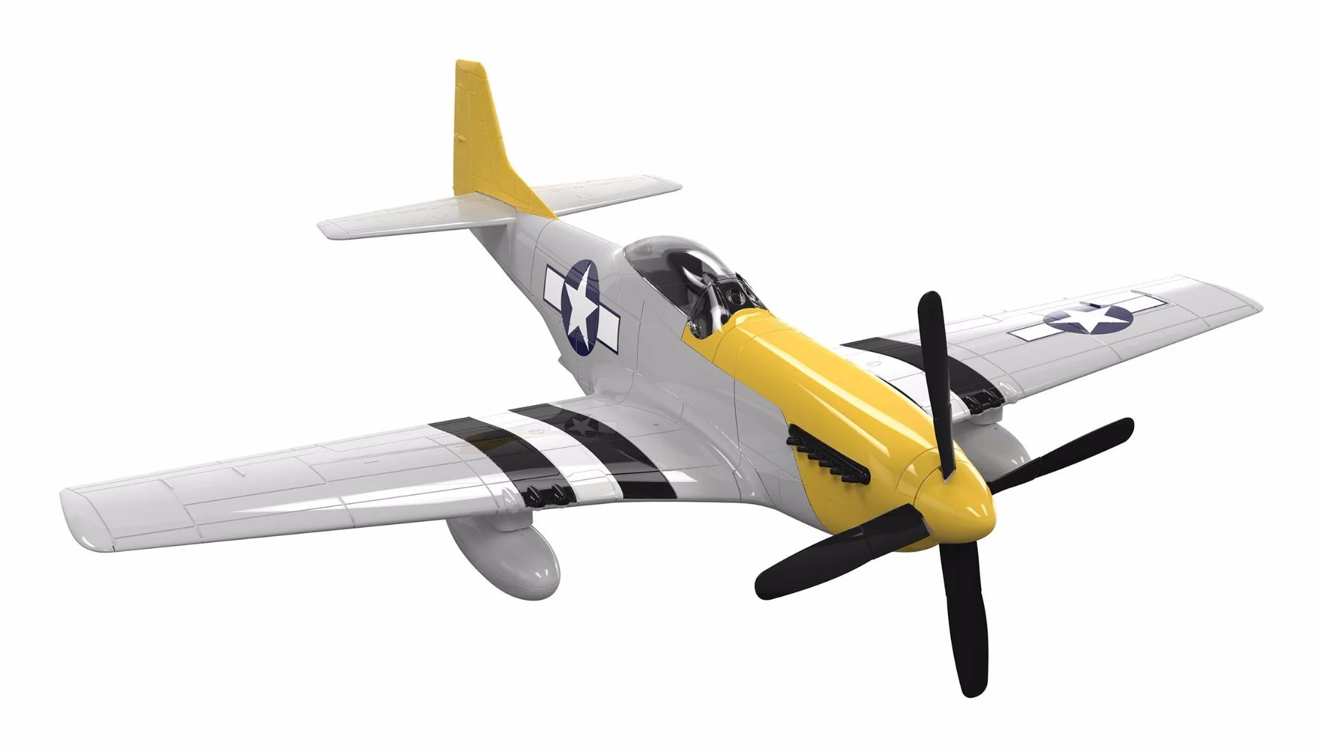 Airfix Quick Build Mustang P-51D Construction Model Set - Image 4