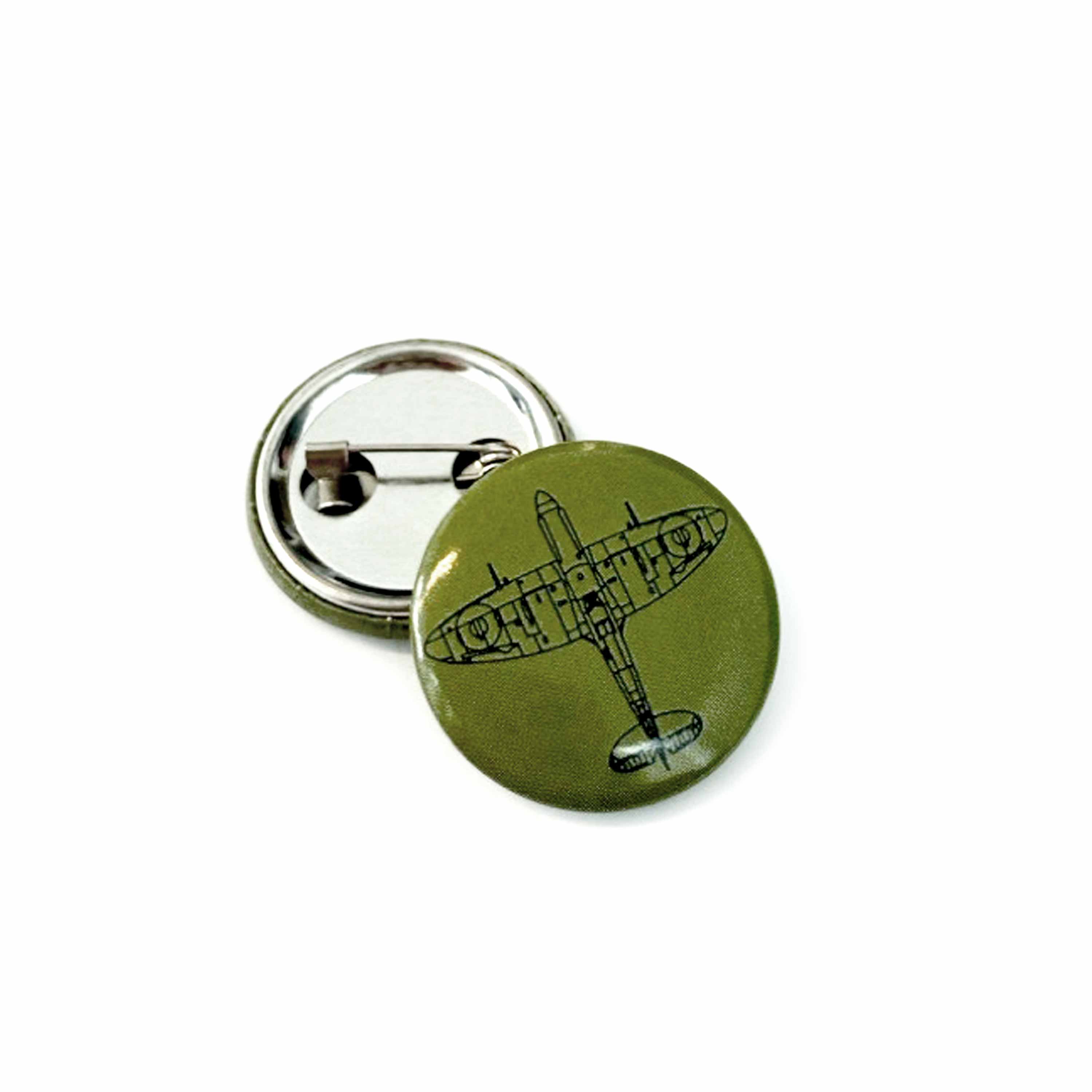 Spitfire Tech Button Badge