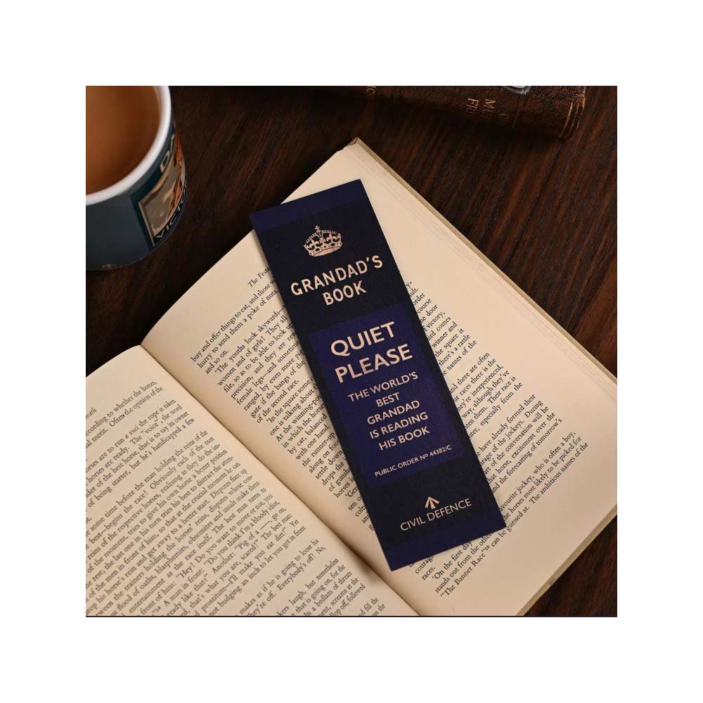 Civil Defence Bookmark - Grandad's Book Quiet Please - Image 2