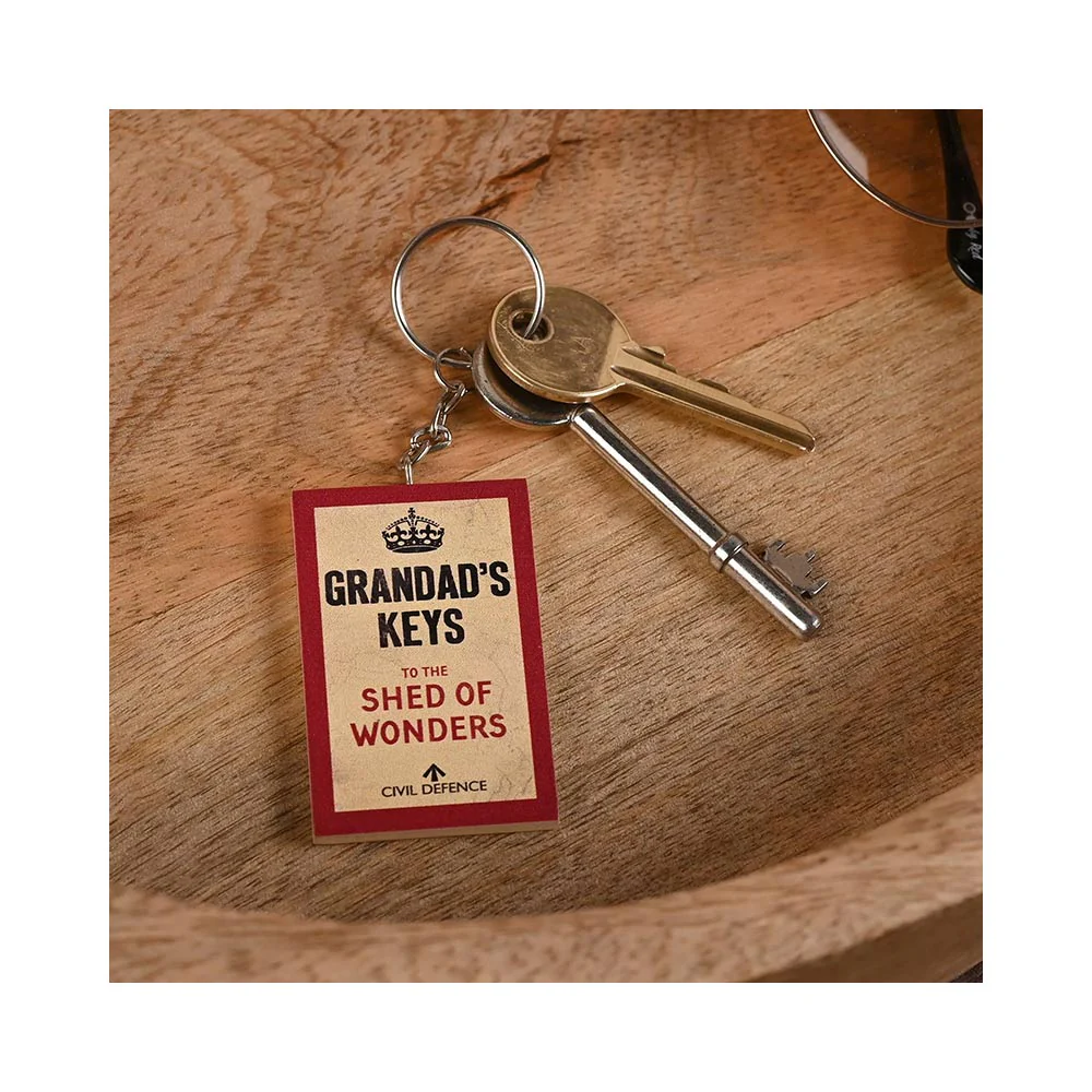 Civil Defence Keyring - Grandad Shed of Wonder - Image 2