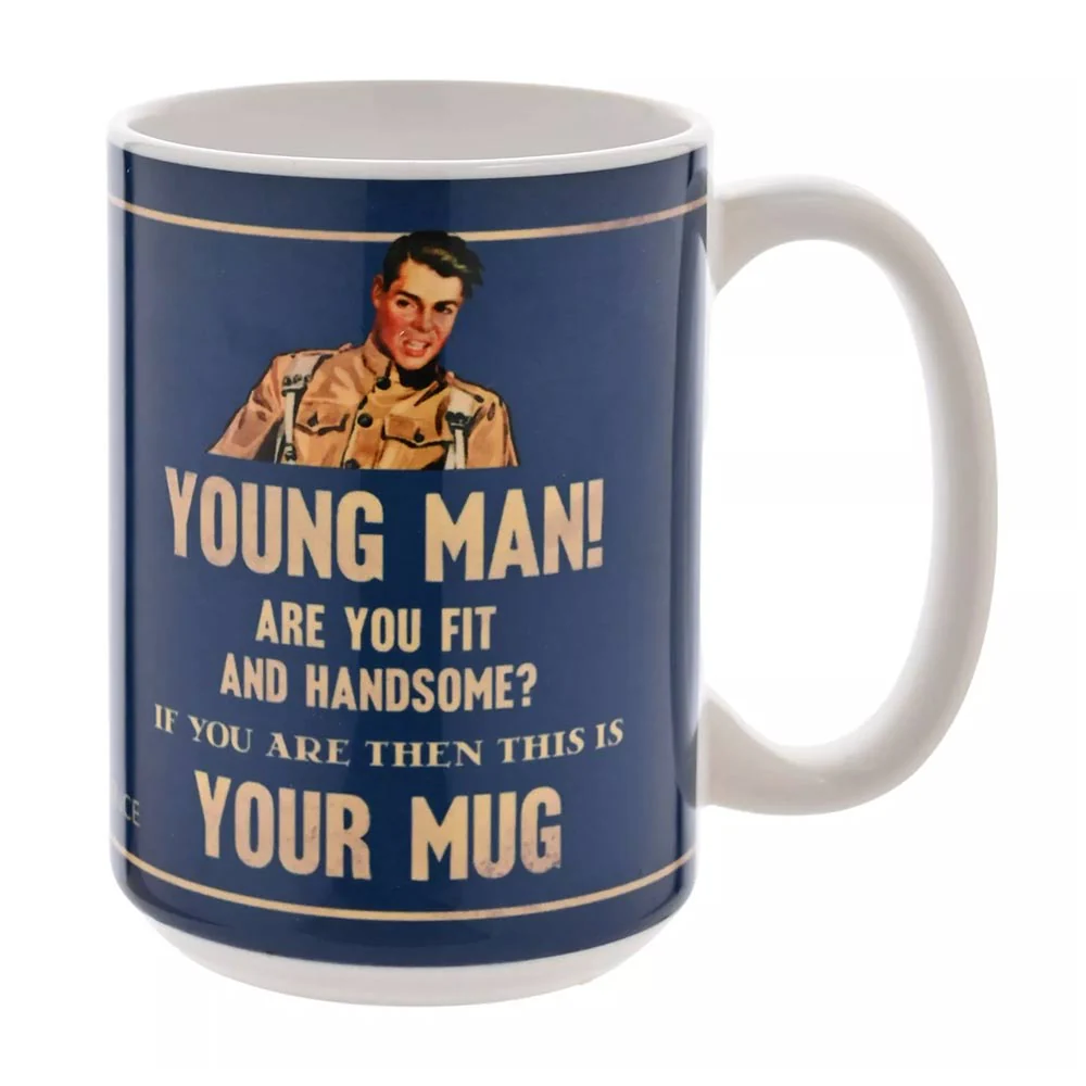 Civil Defence Young Man Mug - Image 3