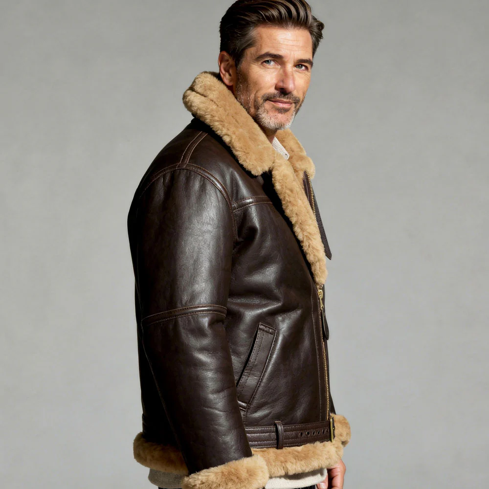 Original Irvin Sheepskin Flying Jacket - Image 3