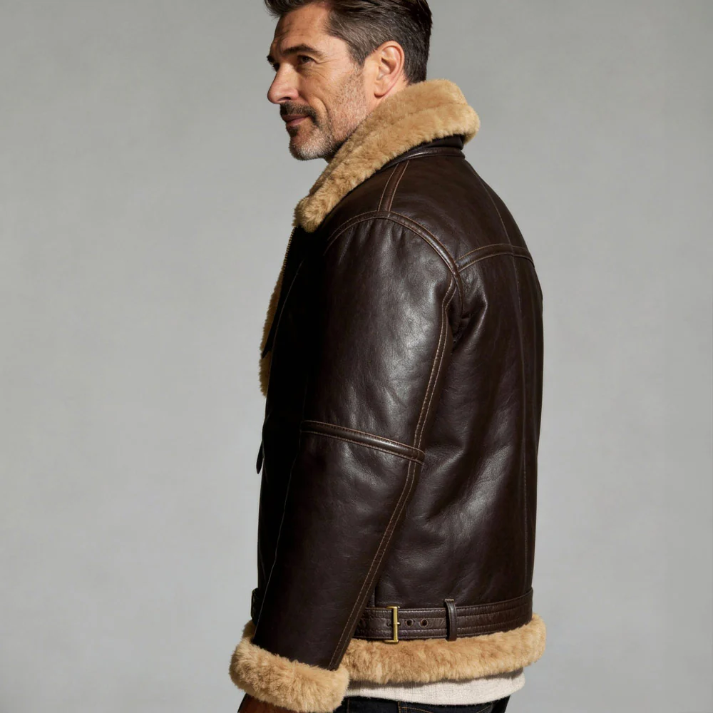 Original Irvin Sheepskin Flying Jacket - Image 4