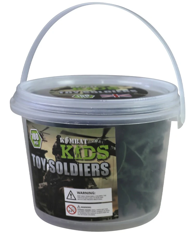 Army Force Toy Soldiers - Tub Of 100 Pieces - Image 3
