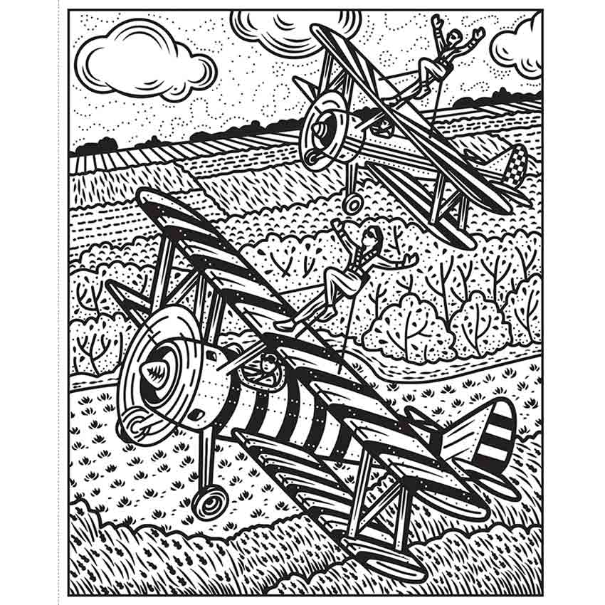 Planes and Helicopters Magic Painting Book By Abigail Wheatley - Image 3