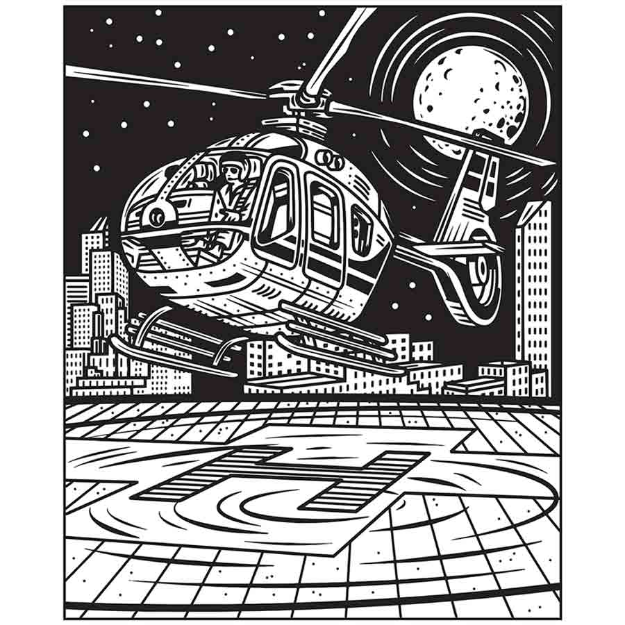 Planes and Helicopters Magic Painting Book By Abigail Wheatley - Image 4