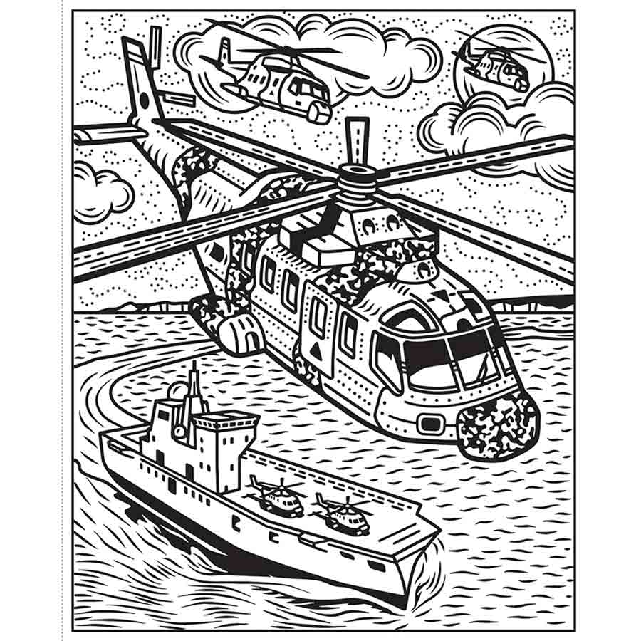 Planes and Helicopters Magic Painting Book By Abigail Wheatley - Image 5
