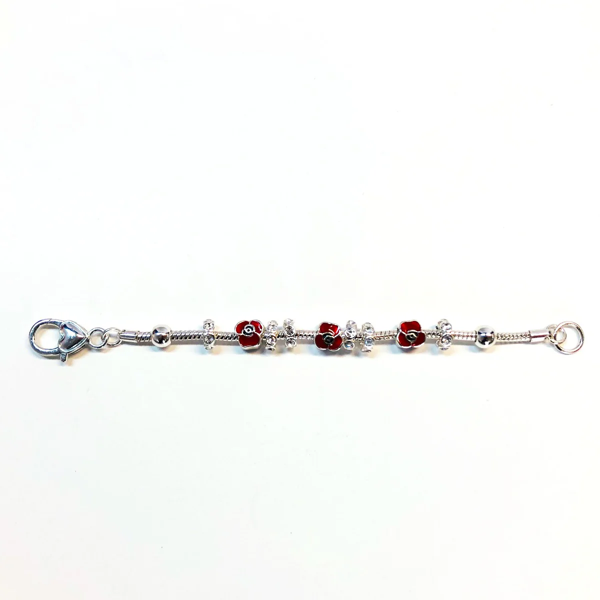 Poppy Sparkling Charm Bracelet - Image 3