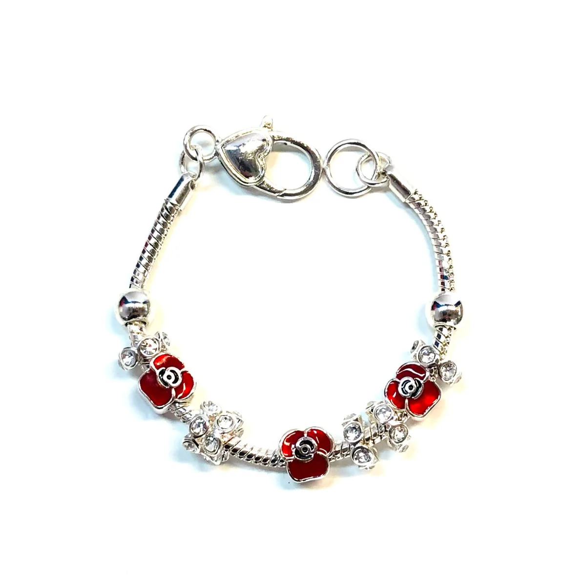 Poppy Sparkling Charm Bracelet - Image 4