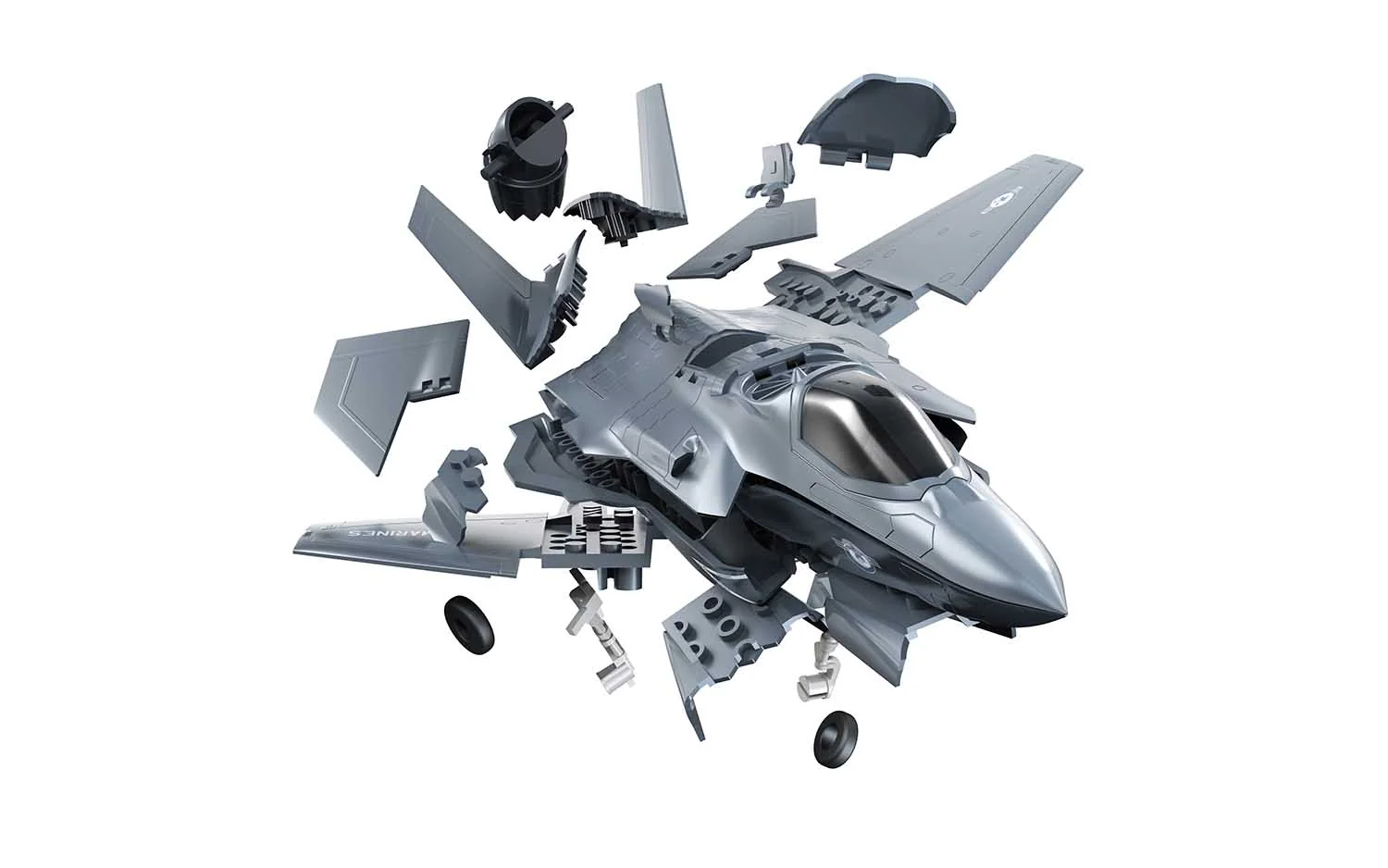 Airfix Quick Build F-35B Lightning II Construction Model Set - Image 3