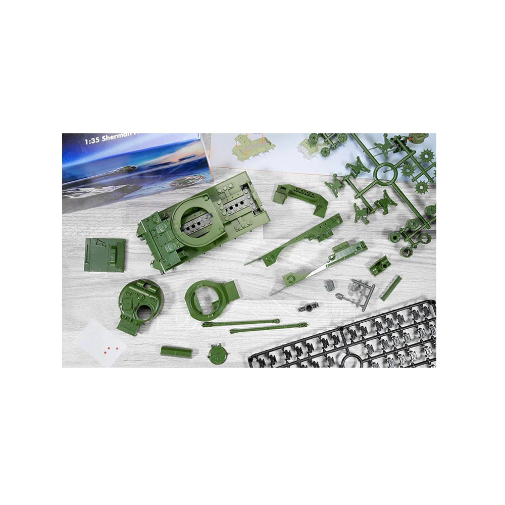 Airfix Quick Build Sherman Firefly Construction Model Set - Image 4