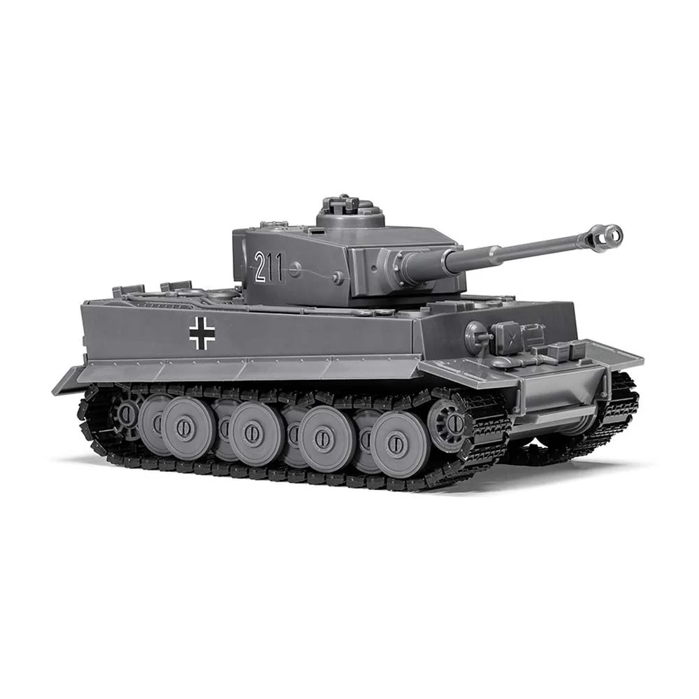 Airfix Quick Build Tiger I Tank Construction Model Set - Image 4