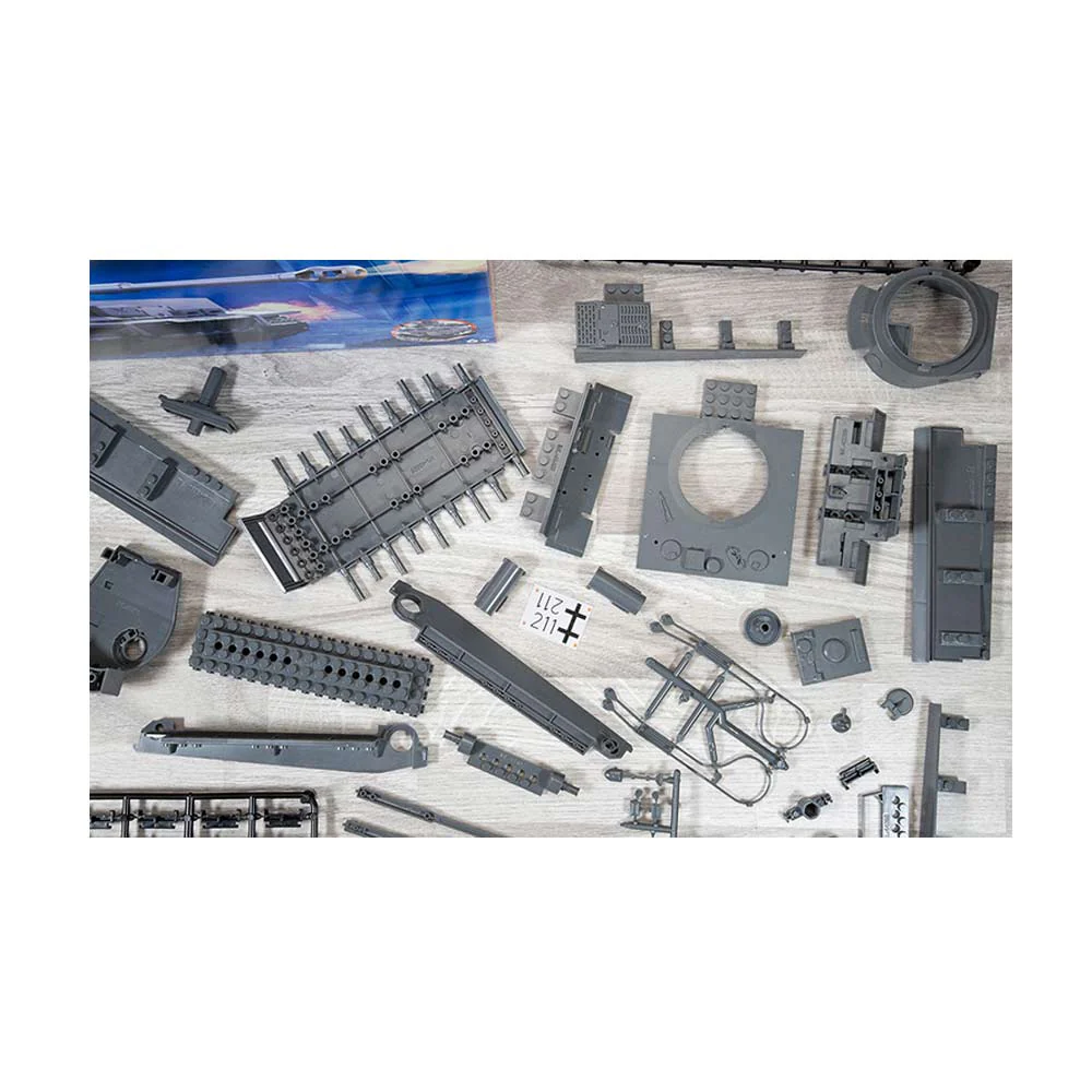 Airfix Quick Build Tiger I Tank Construction Model Set - Image 7
