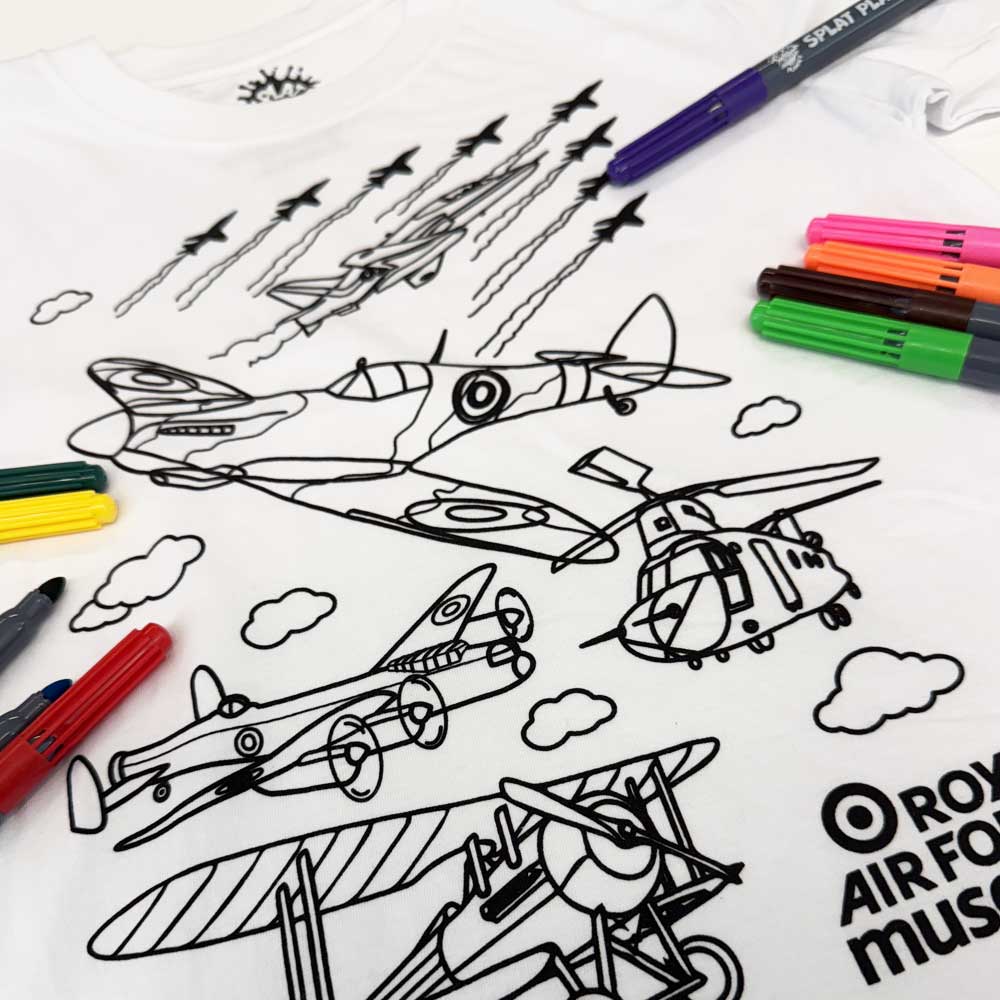 RAF Museum Aircraft Colour in T-Shirt - Image 4
