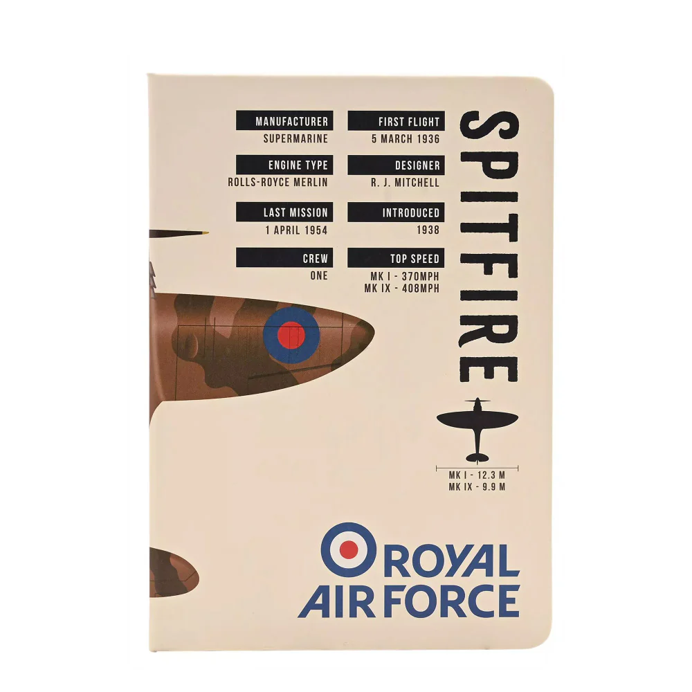 RAF Spitfire A5 Notebook