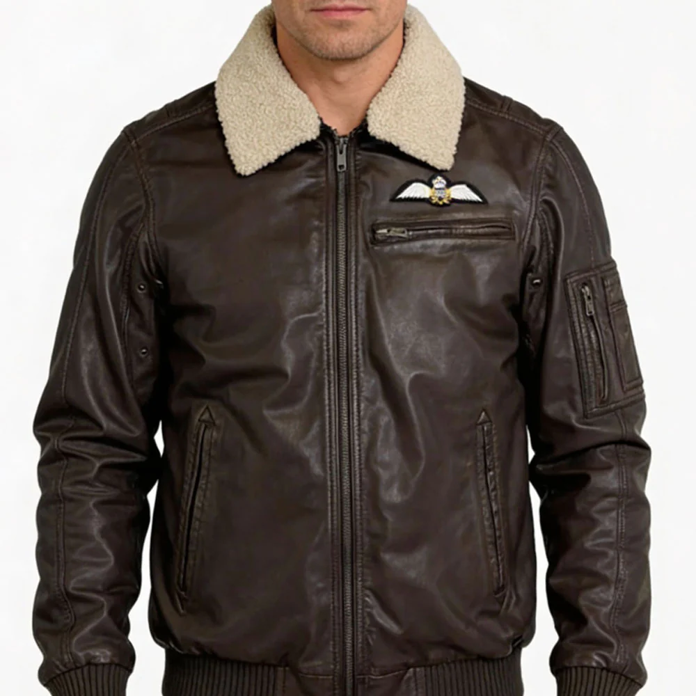 RAF Wings Leather Jacket