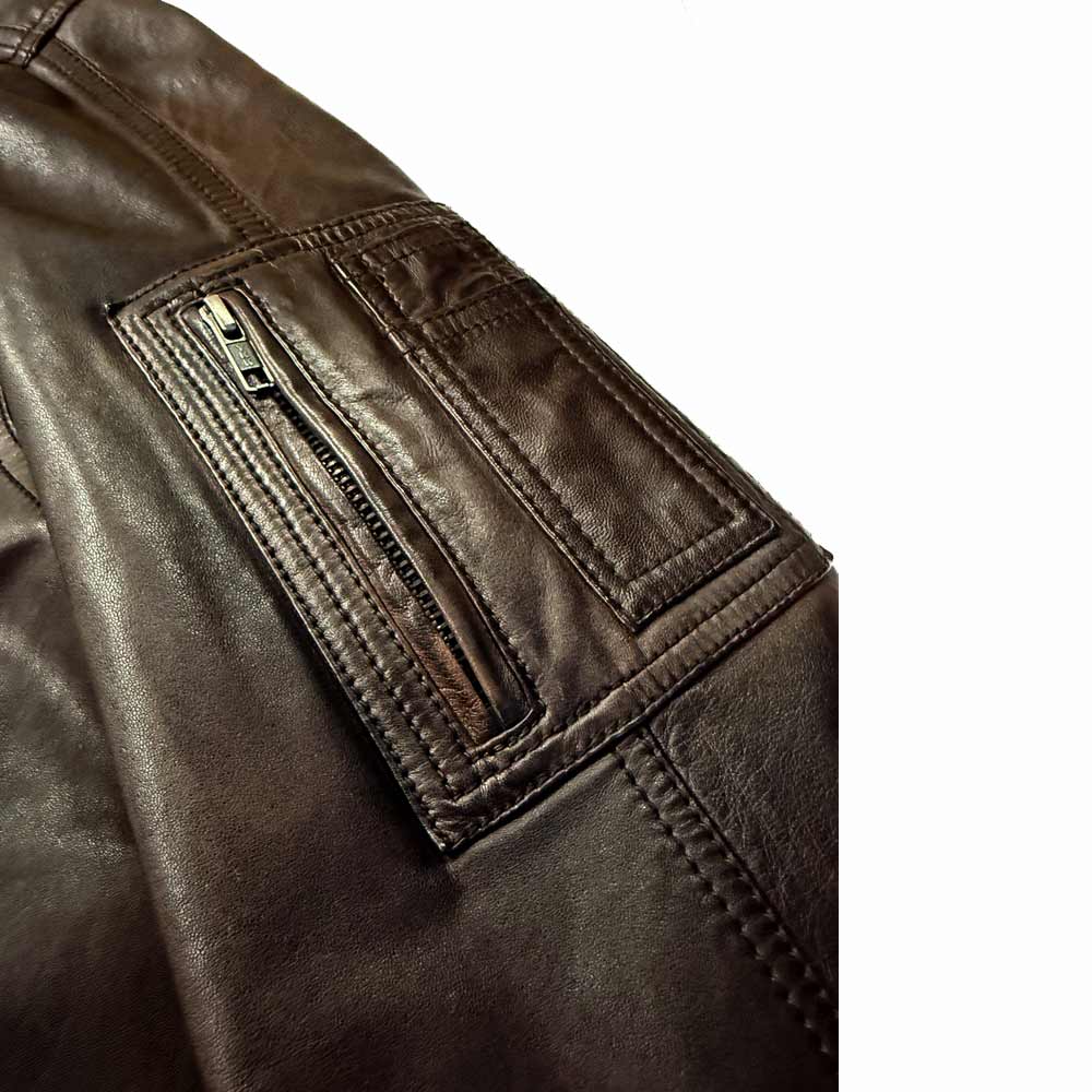 RAF Wings Leather Jacket - Image 13