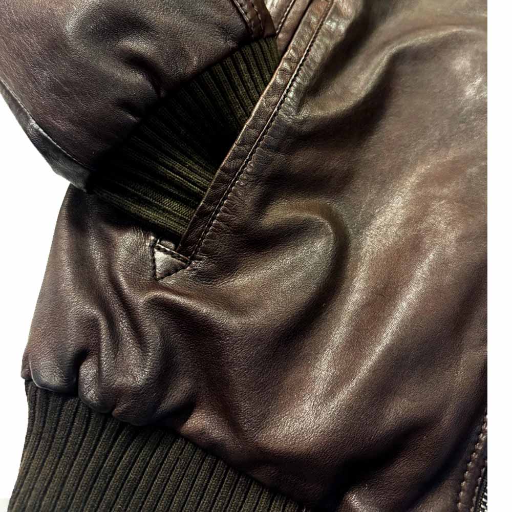 RAF Wings Leather Jacket - Image 14