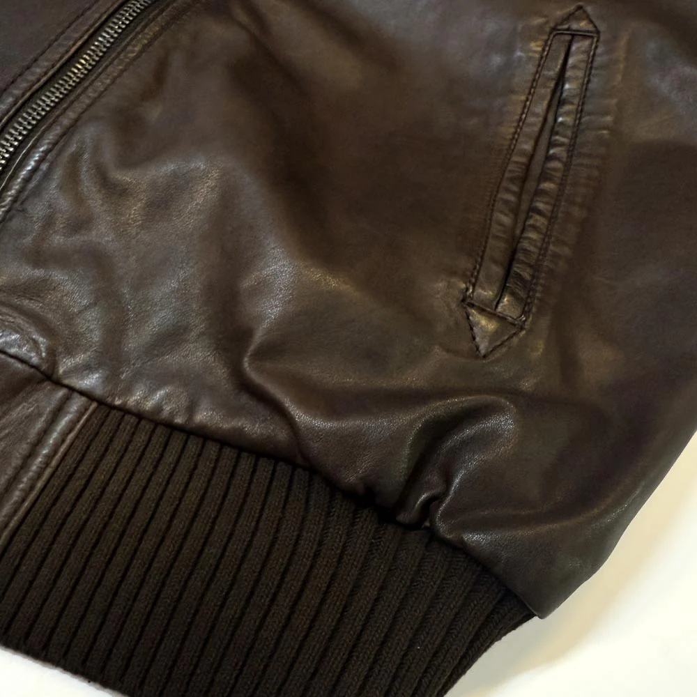 RAF Wings Leather Jacket - Image 17
