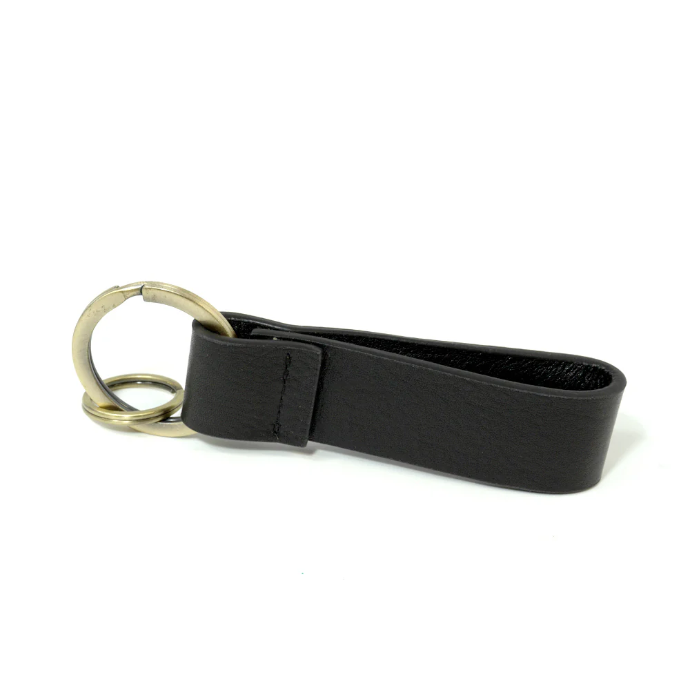 RAF Wings Leather Metal Badge Keyring - Image 3