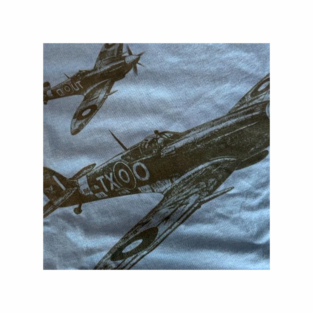 Spitfire Sketch T-Shirt - Blue - Image 2