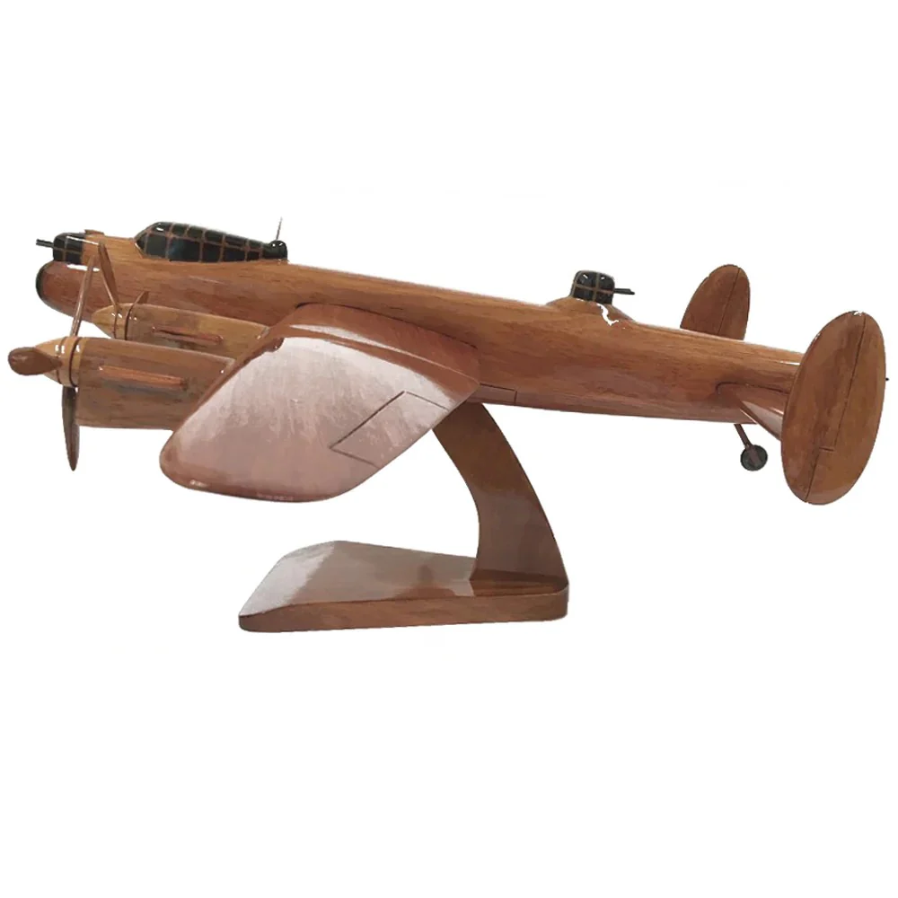 Wooden High Gloss Lancaster Model - Image 4
