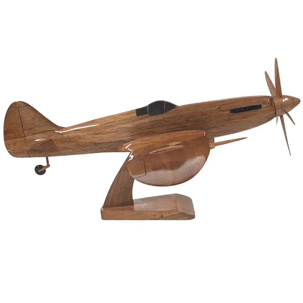 Wooden High Gloss Spitfire Model - Image 3